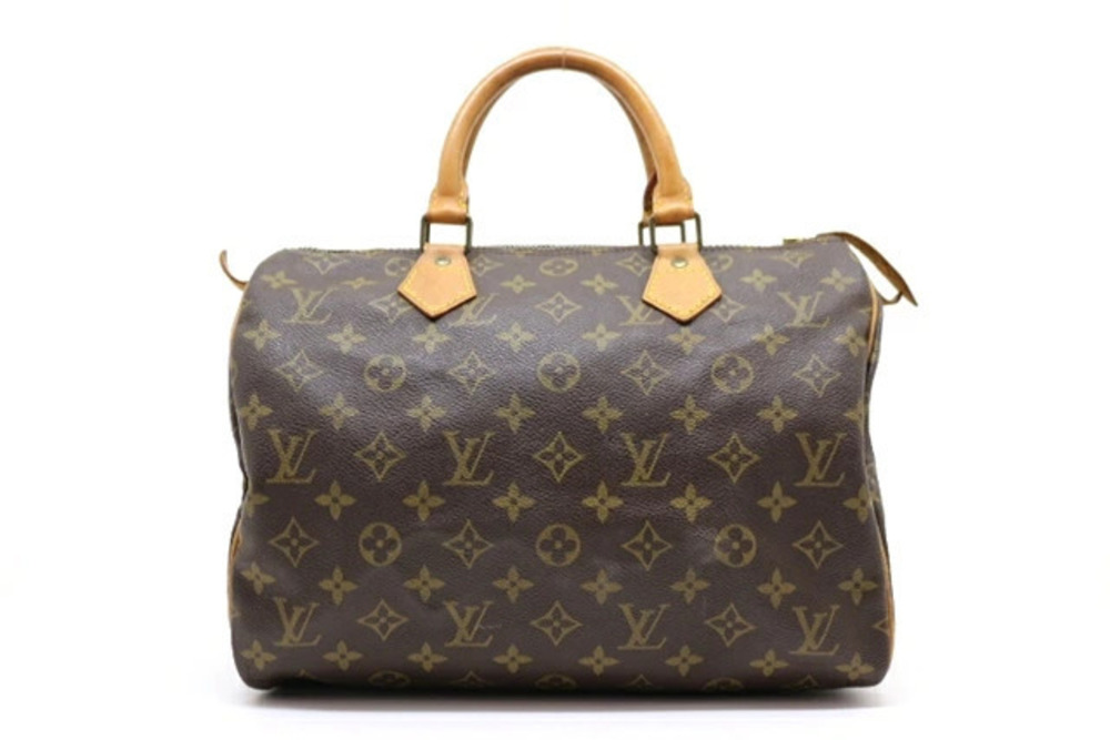 LOUIS VUITTON bag handbag Speedy Monogram Leather Brown